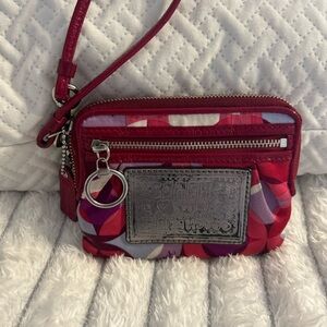 Coach Poppy Wristlet